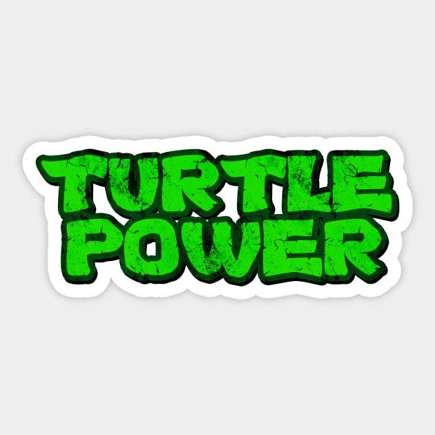 Turtle Power Sticker by nataliawinyoto